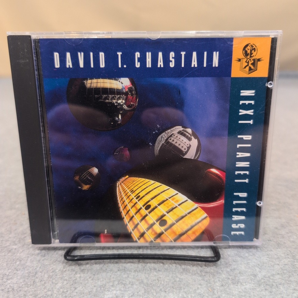 David T Chastain Next Planet Please CD 1994 Leviathan Records Instrumental Rock - Picture 1 of 2